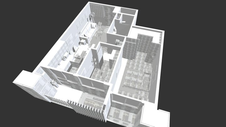 幸福家綻25坪  1098萬起 3D Model