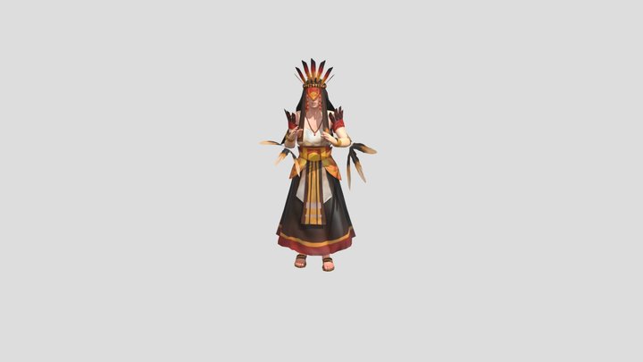 pray 3D Model