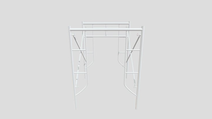 H Frame Scaffolding 3D Model