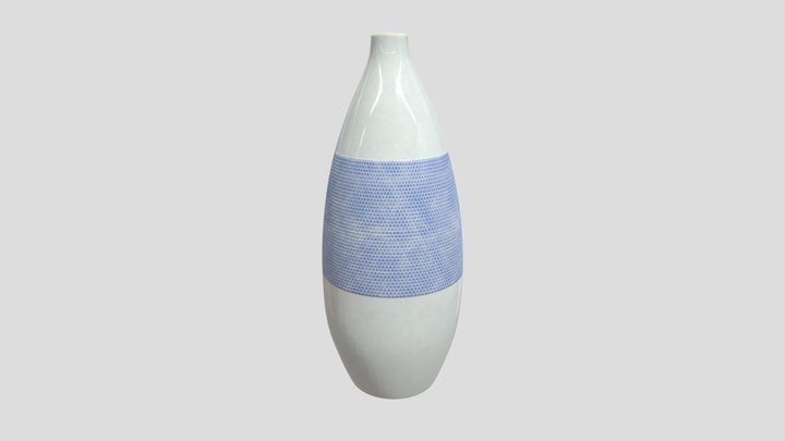 Coastal Pattern Vase 3D Model