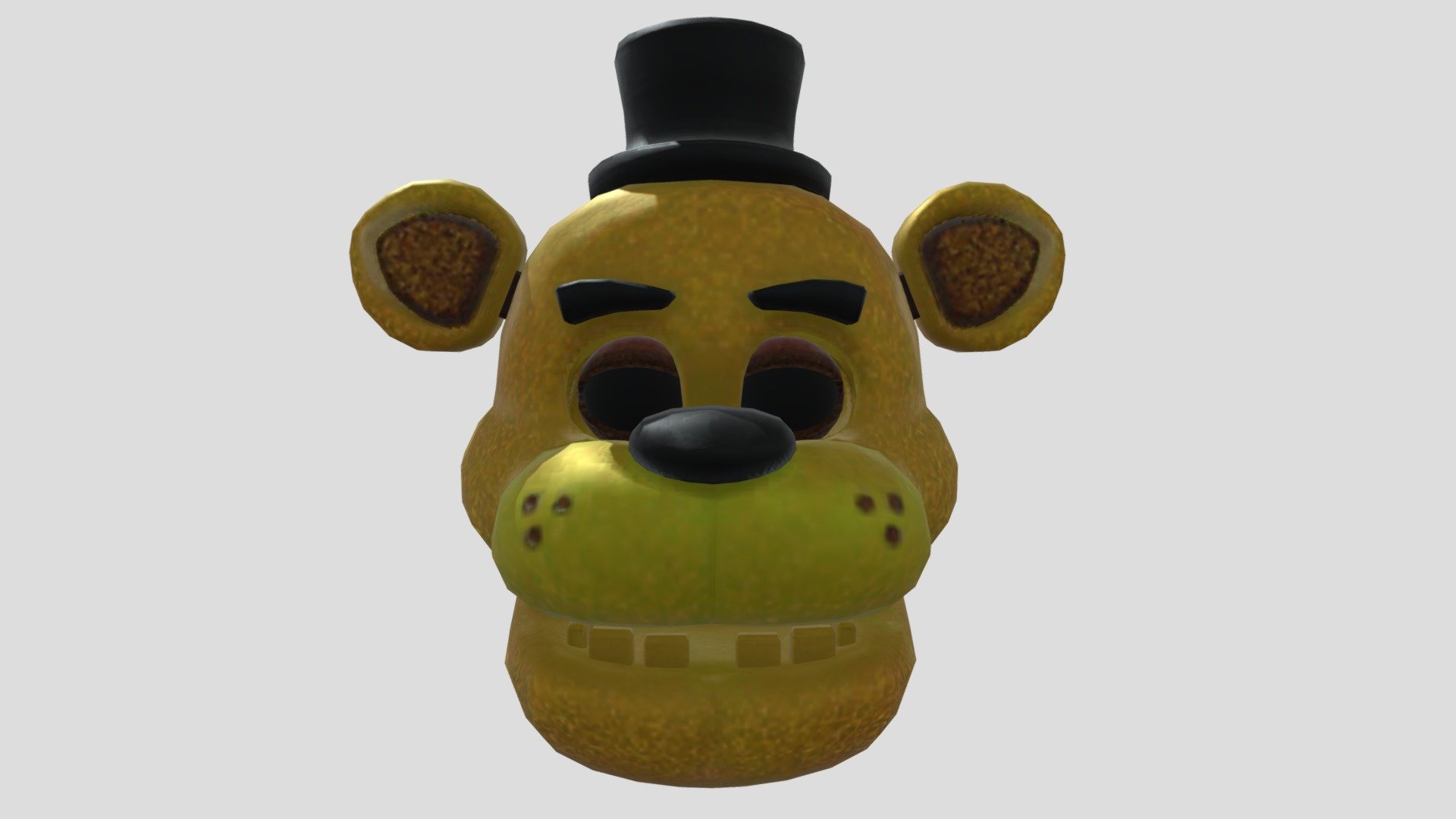 Golden Freddy 3D Profile Icon