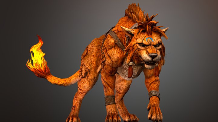 Red XII - IA - FFVII – Free 3D Model STL