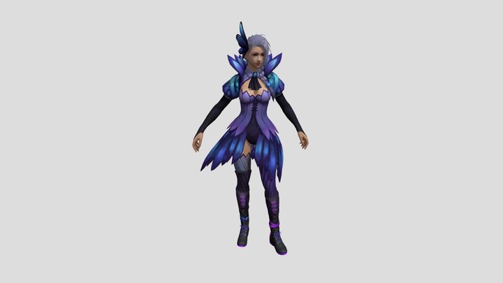 Freefire Character 04 3D Model