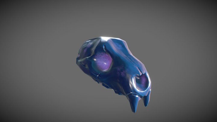 ferret skull 3D Model