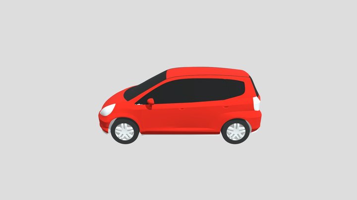 2006 Honda Fit  GD3 3D Model