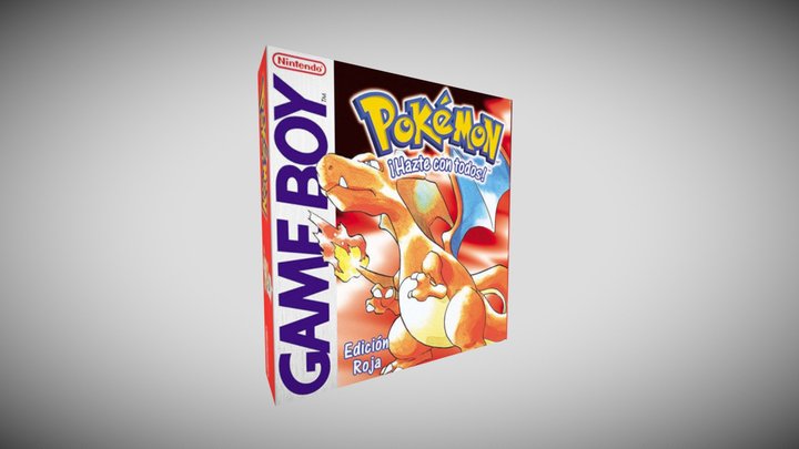 Pokemon Rojo - Game Boy 3D Model