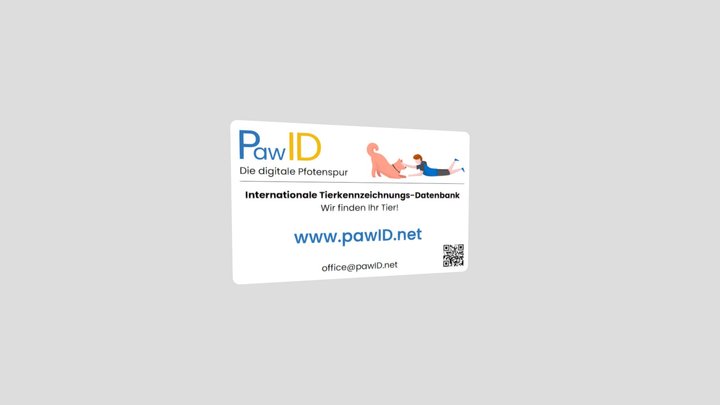 PawID Card 3D Model