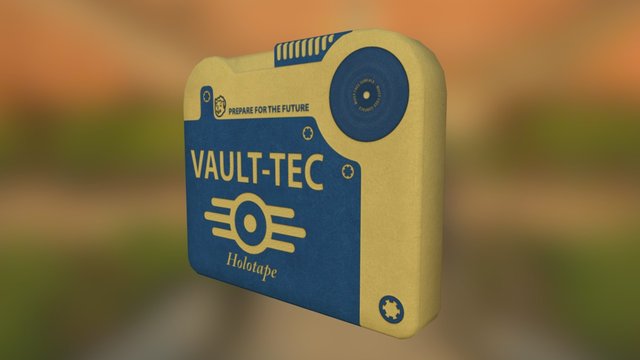 Holotape By Vault-Tec 3D Model