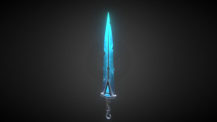Ice sword 3D Model