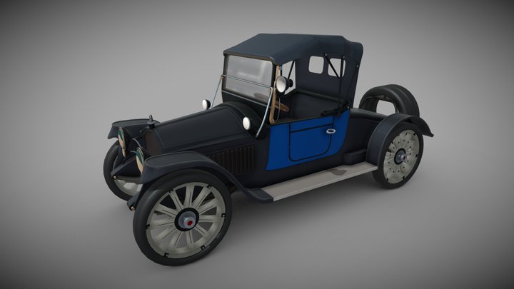 [XYZSchool] HW_Detailing_Packard Twin Six 3D Model