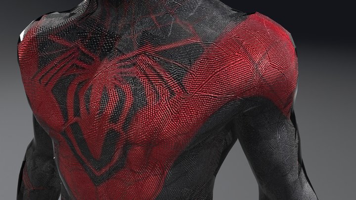 Miles Morelos, spider man 3D Model