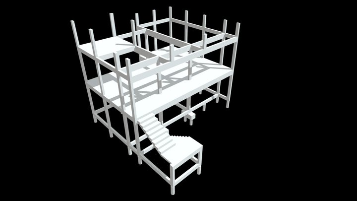 IELF R01 - Bruno Martins Engenharia Estrutural 3D Model