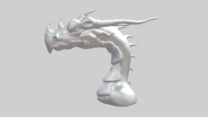Dragon Bust 3D Model