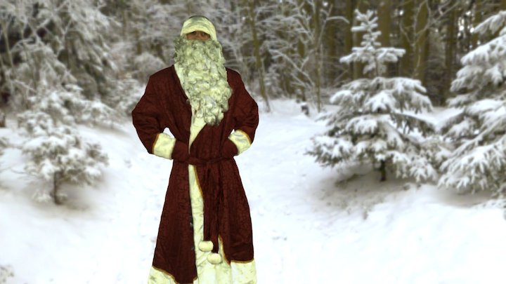 Moroz - "Russian Santa" (Дед Мороз) 3D Model