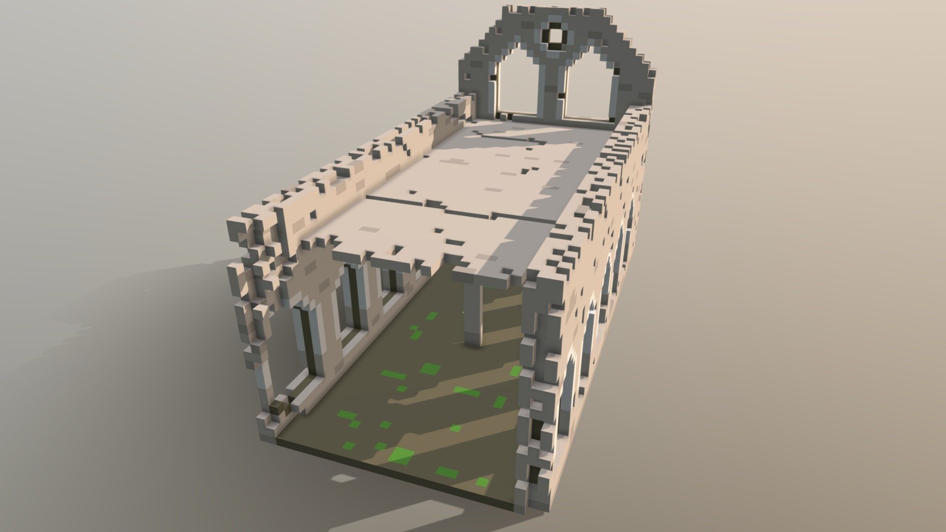 Waverley Abbey Voxelart