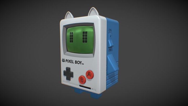 Pixel Boy 3D Model