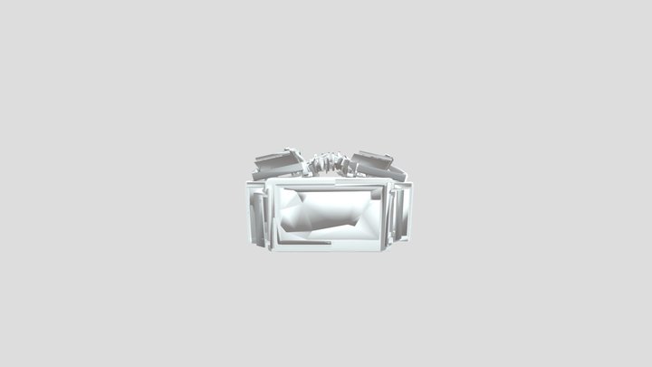 tv titan head rig 3D Model