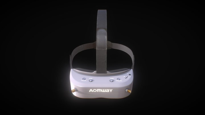 粤03民初2550号_VR眼镜 3D Model