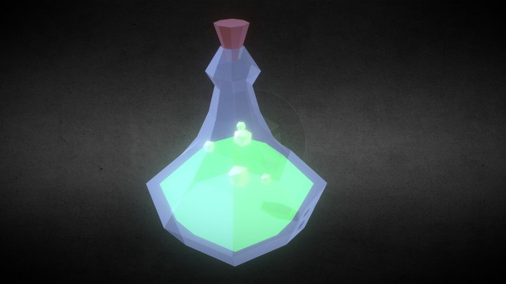 Pocion Low Poly 3D Model