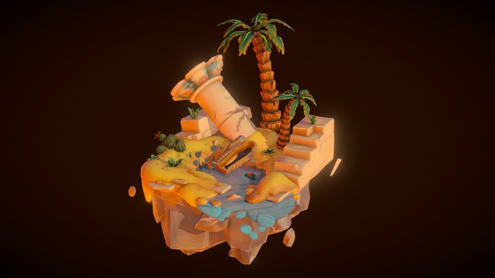 [Student Work] Egyptian ruins 3D Model