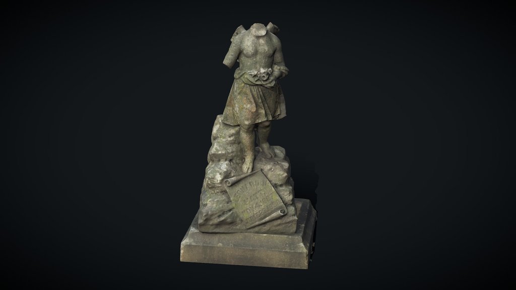 Victorian Cherub: Decay Study (c. 1888)