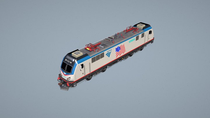 Amtrak Cities Sprinter 3D Model