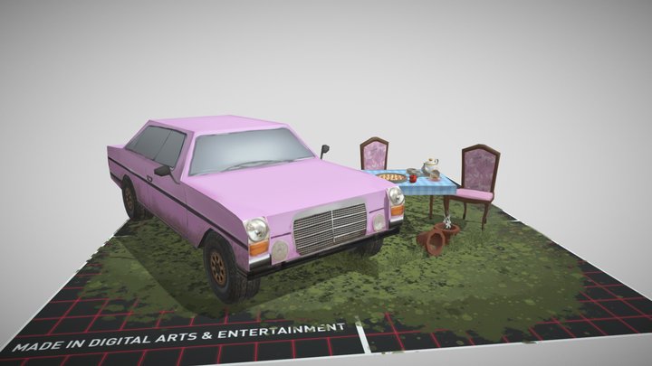 DAE 5 Finished Props - Grandma's House 3D Model