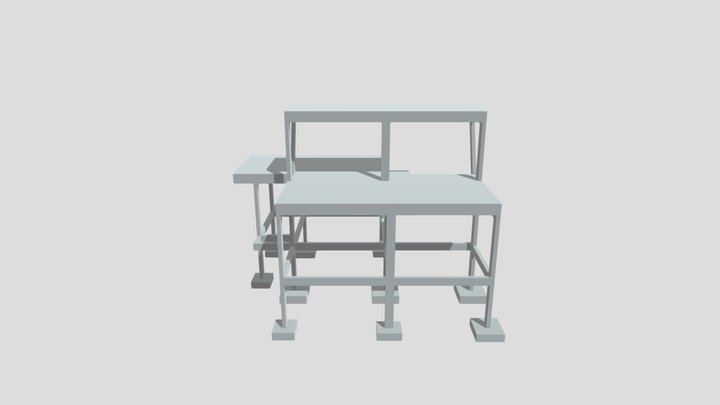 3D Estrutura 3D Model