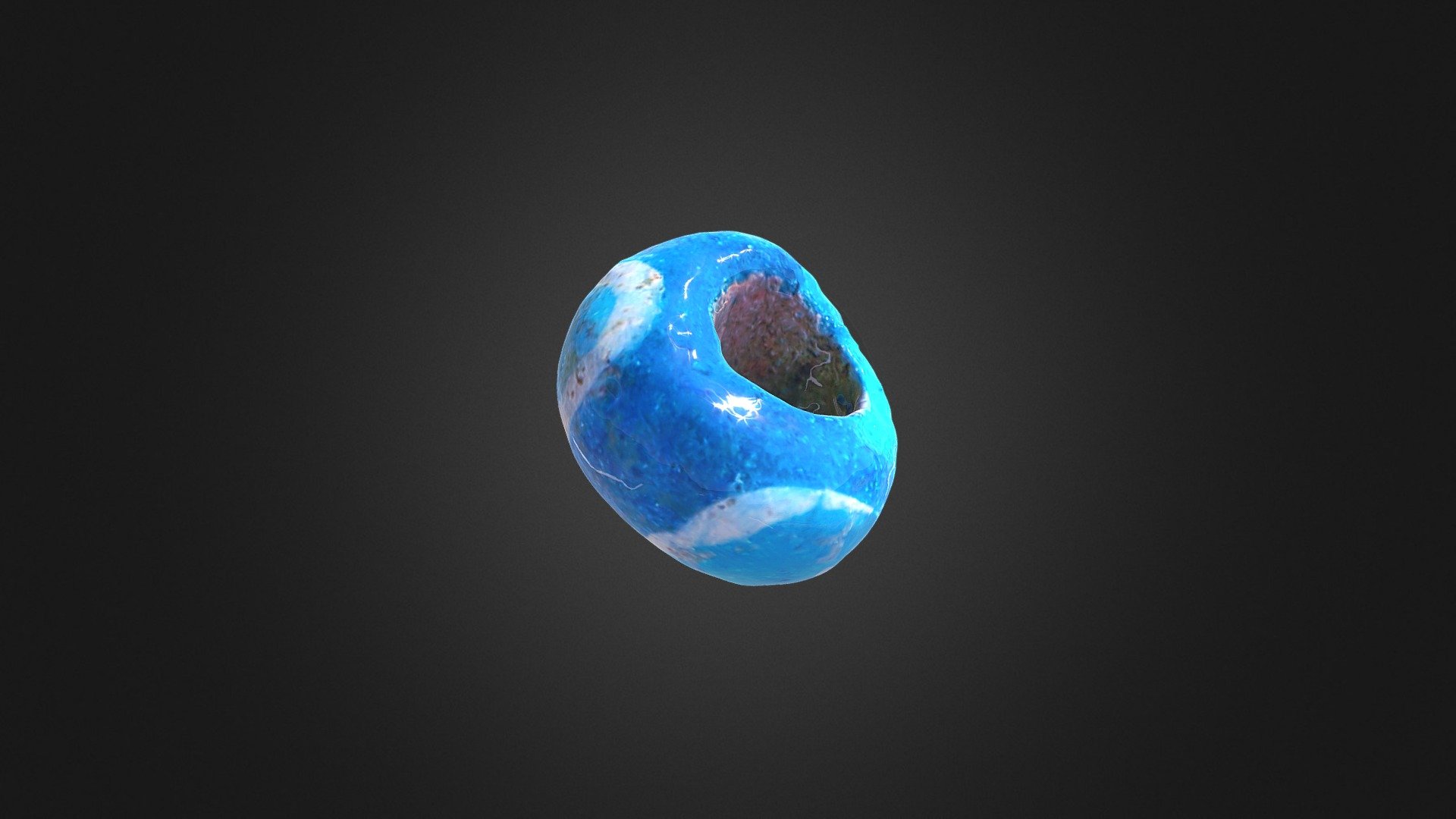 Bead with eyes №63