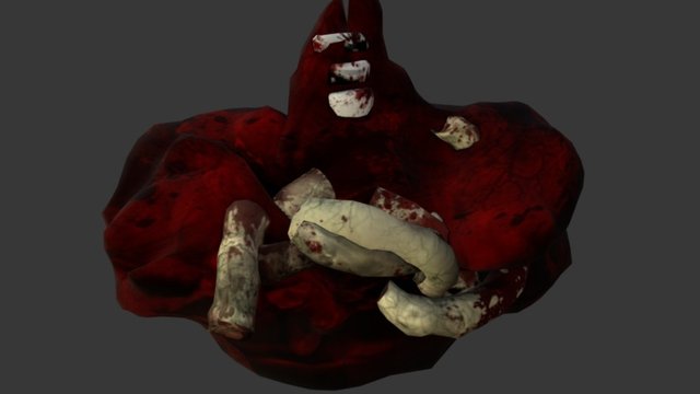 human interior low poly 3D Model
