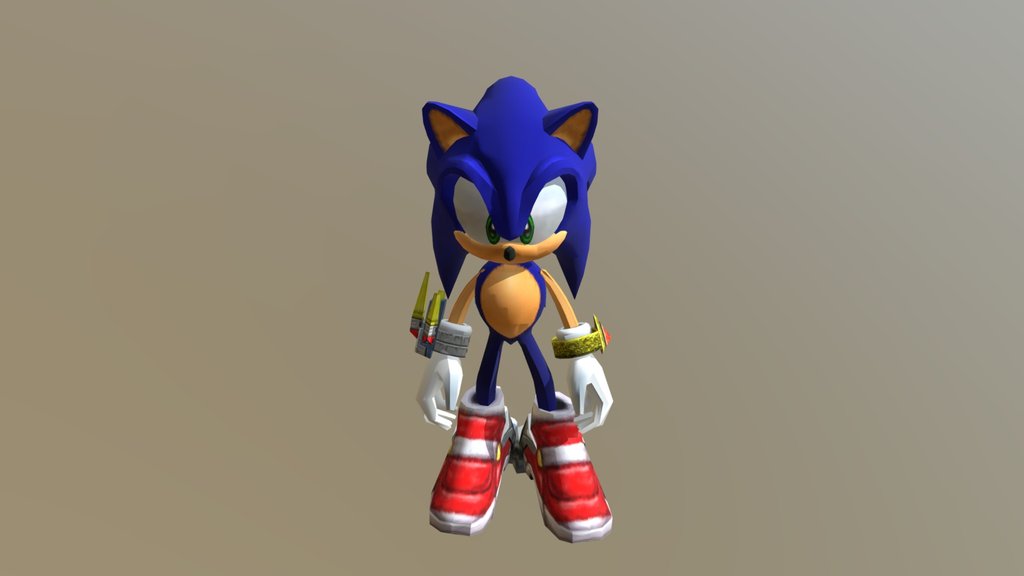 Sonic adventure 2 sonic model