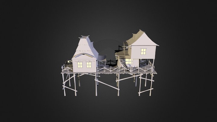 Modulares Haus 3D Model