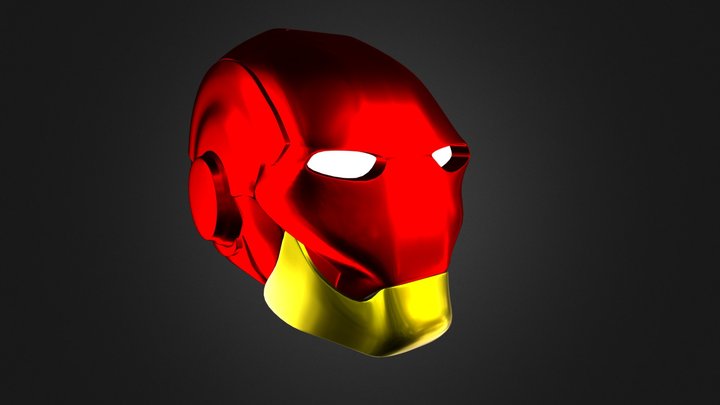 Iron Man - Helmet 3D Model