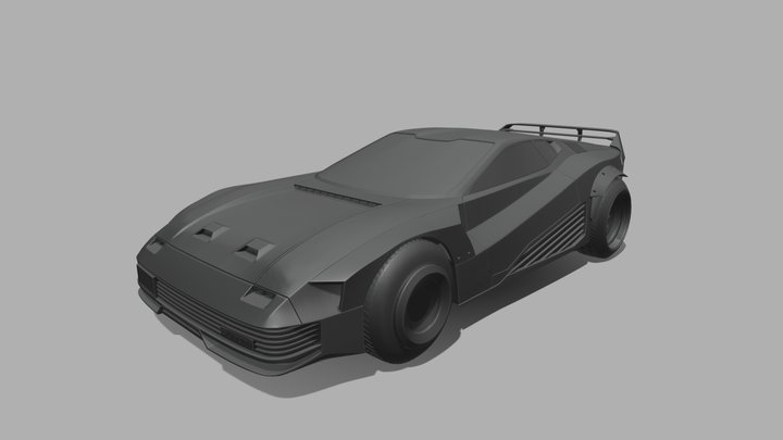 Quadra V-Tech Cyberpunk 2077 Ready to Print STL 3D Model