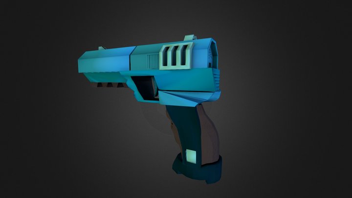 Modern Pistol-Final 3D Model