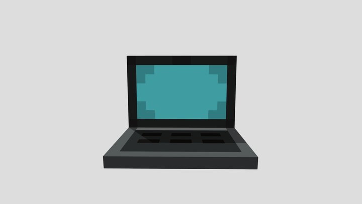 Laptop-Minecraft 3D Model