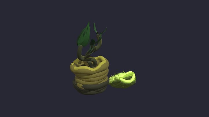 Seeds and Pot drawing