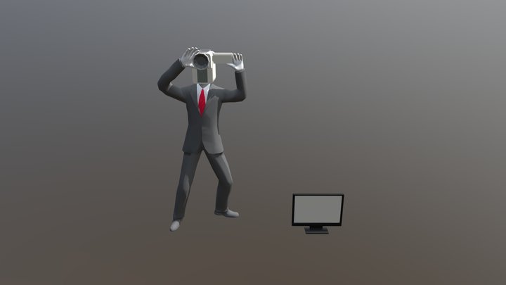 Anti Piracy Character 3D Model