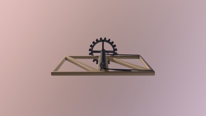PeterSripol - Mousetrap Motor Improved Sketch 3D Model