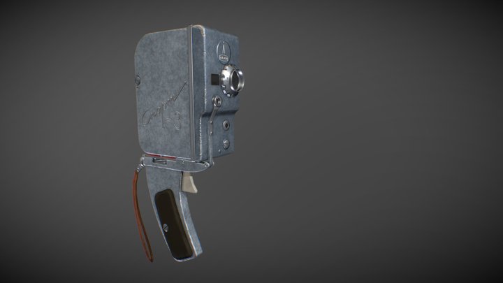 Sport-3 Movie Camera 3D Model