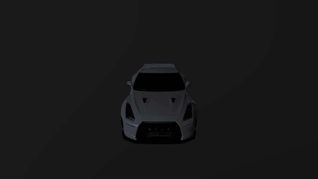 NISSAN GTR R35 TAILLIGHTS ON