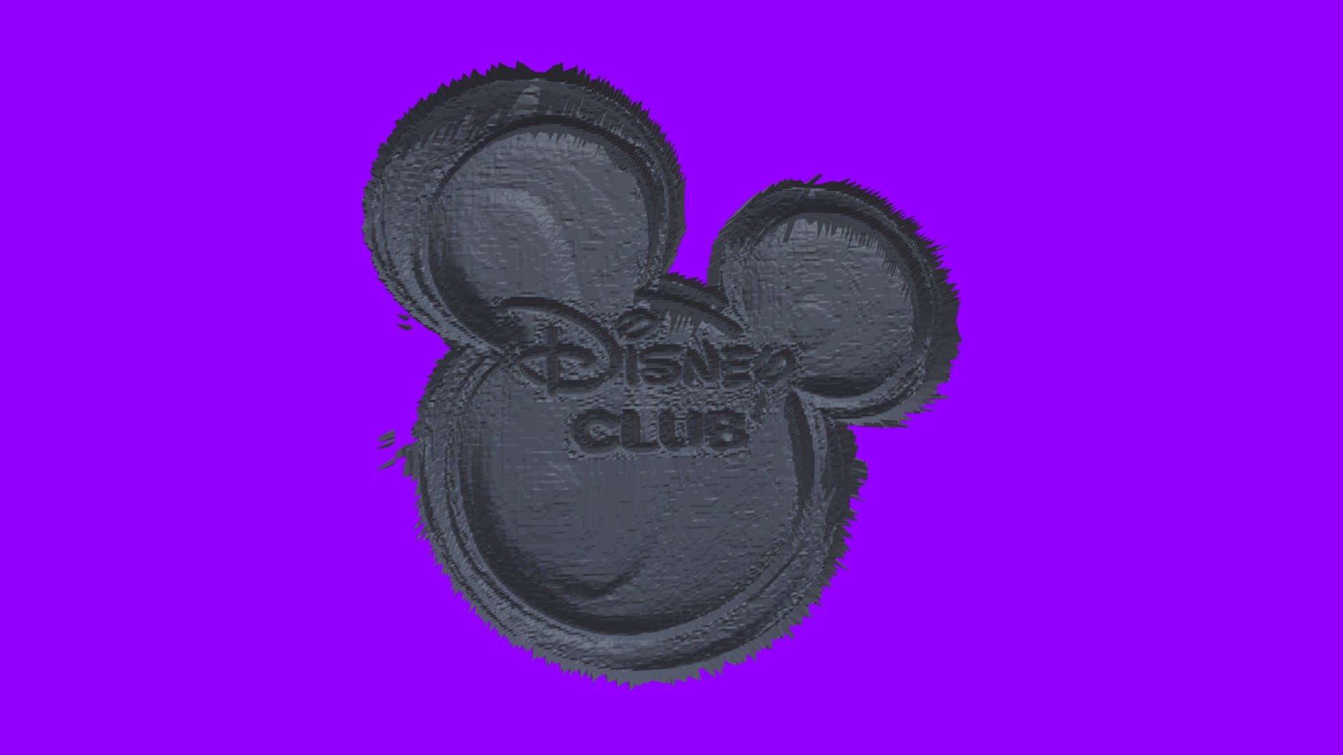 Disney Club Print Logo 2010 - Download Free 3D model by CEC_Disney ...