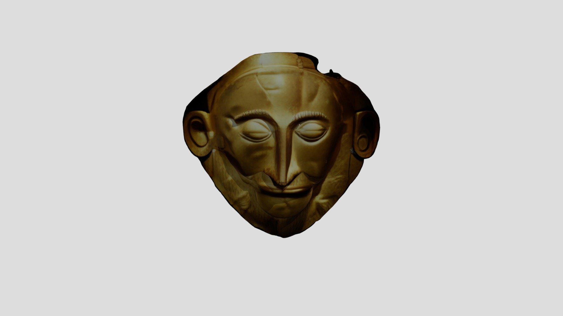 The mask of Agamemnon - 3D model by Art_Fm_By_Maxos (@artfmbymaxos ...