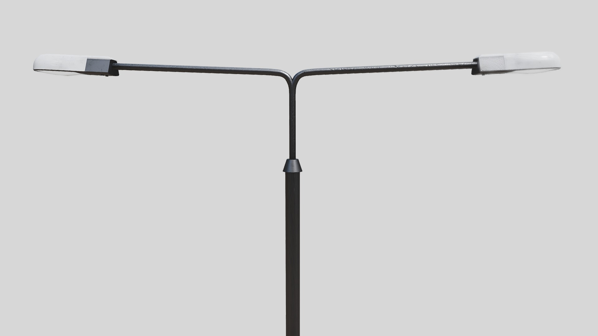 3D model Lamp Post 9 (street lights) - This is a 3D model of the Lamp Post 9 (street lights). The 3D model is about shape.