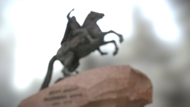 The Bronze Horseman 3D Model