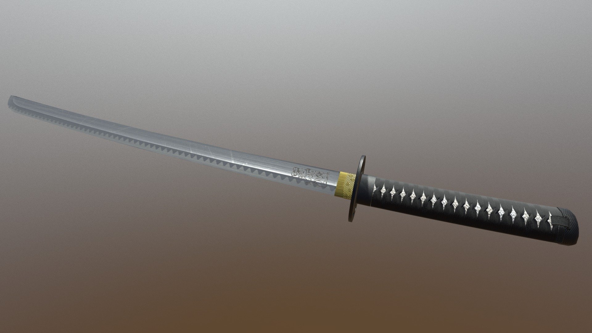 Katana - 3D model by Niels_Bossuyt (@nielsbos98) [046bcb2] - Sketchfab