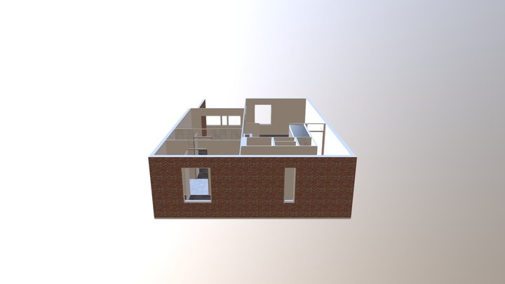 Basic Floor Plan 3D Model