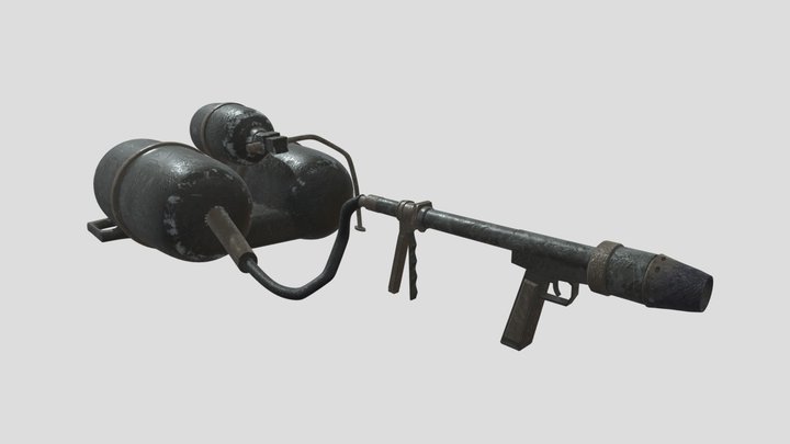 Flame Thrower 3D Model