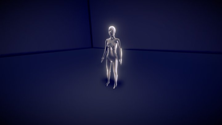 Ghost Girl FX Test 3D Model