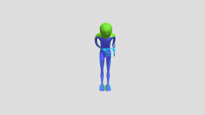 Basic Rig Character Model 3D Model